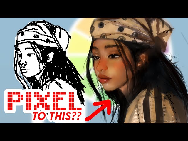 Can You Turn Pixel Art to Semi Realistic Art?