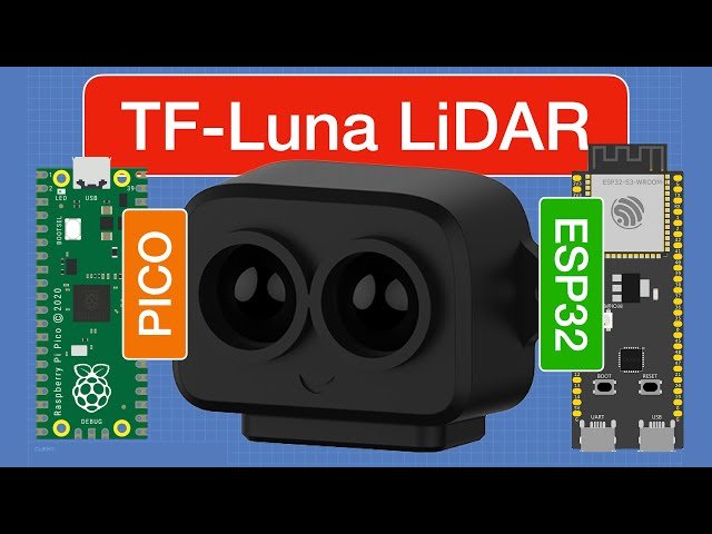 TF-Luna LiDAR Sensor with ESP32 and Raspberry Pi Pico