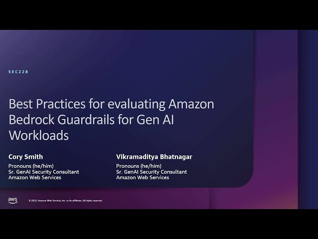 Best Practices for Evaluating Amazon Bedrock Guardrails for Gen AI Workloads