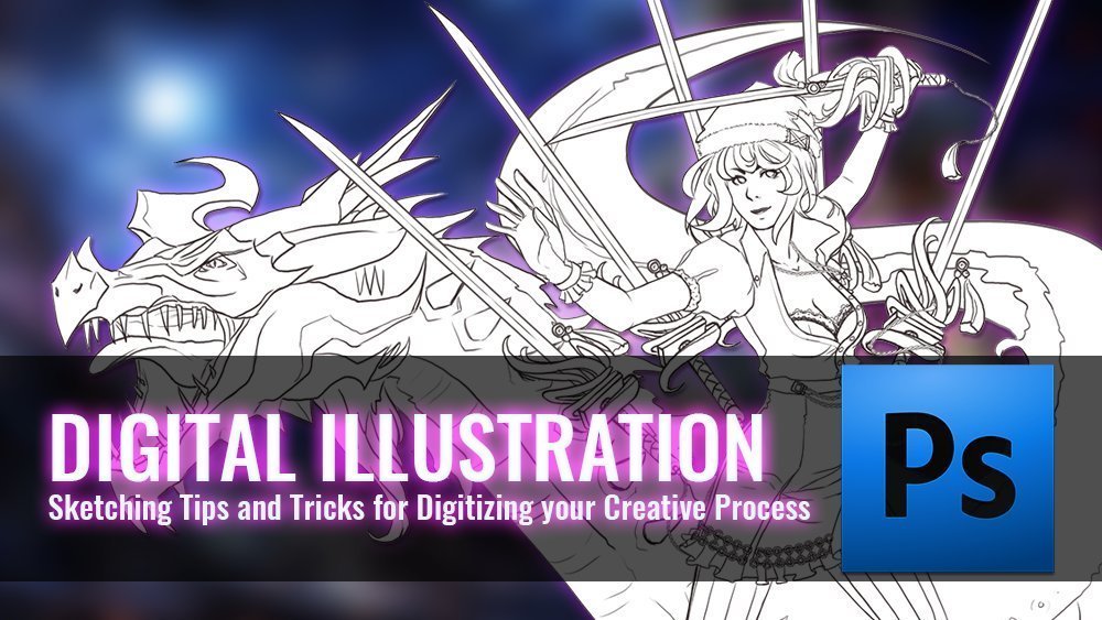 Online Course Digital Illustration Sketching Tips and Tricks for