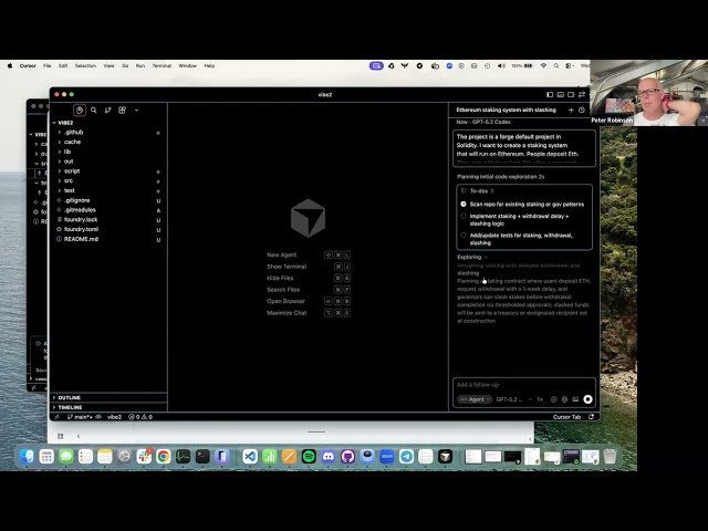 Vibe Coding a Staking Contract in Solidity