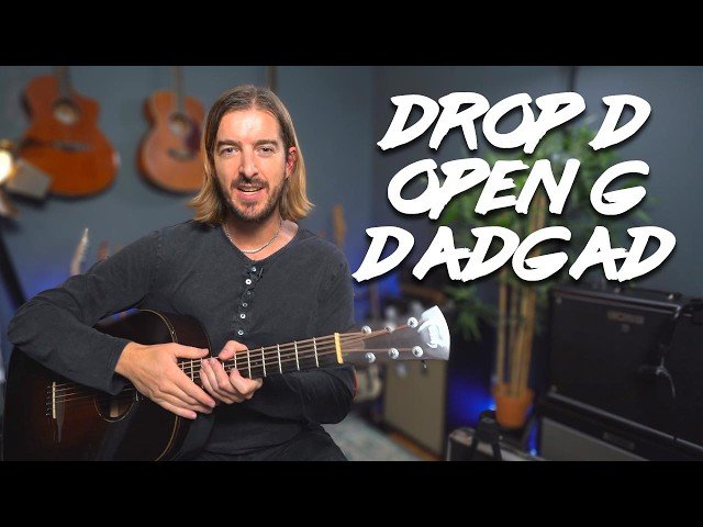 From Open D to DADGAD Tuning in 14 Minutes - For Beginners
