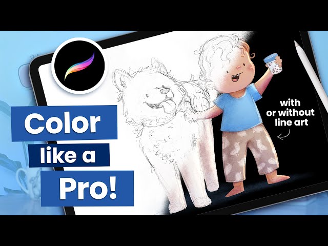 How to Color a Sketch in Procreate - 8 Essential Tips for Beginners