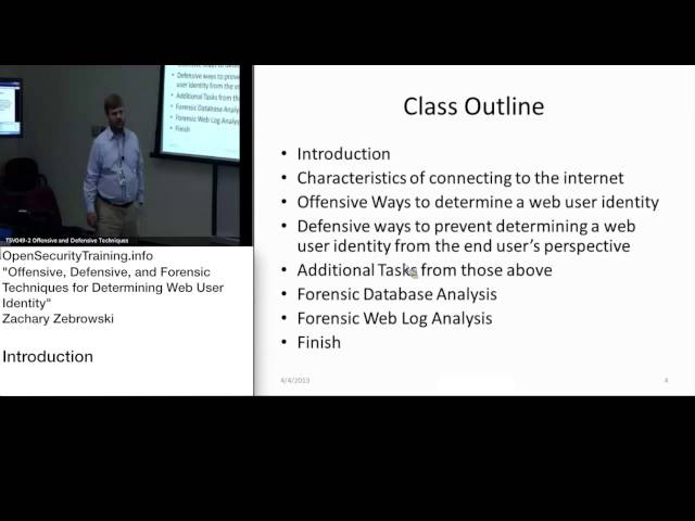 Offensive, Defensive, and Forensic Techniques for Determining Web User Identity