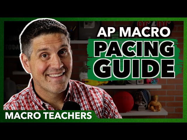 AP Macroeconomics Pacing Guide for Teachers