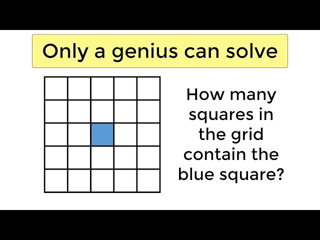 Puzzles That Only a Genius Can Solve