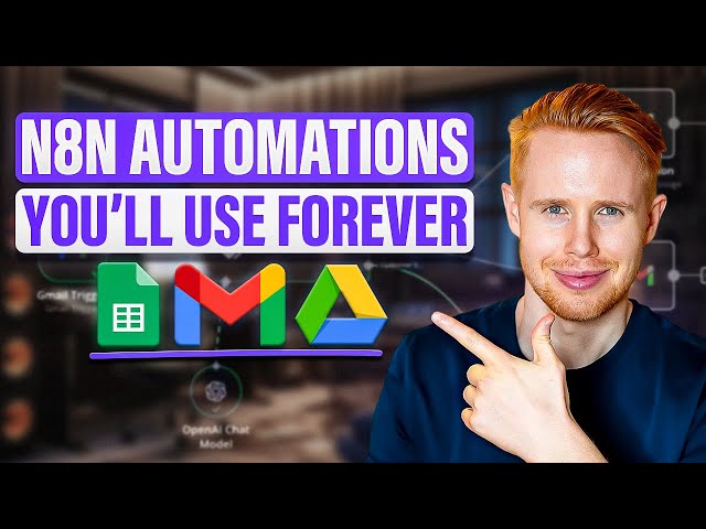 3 n8n Google Automations You'll Actually Use - Gmail, Sheets, Drive