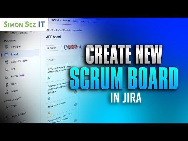 Jira Beginners Guide - Create New Scrum Board