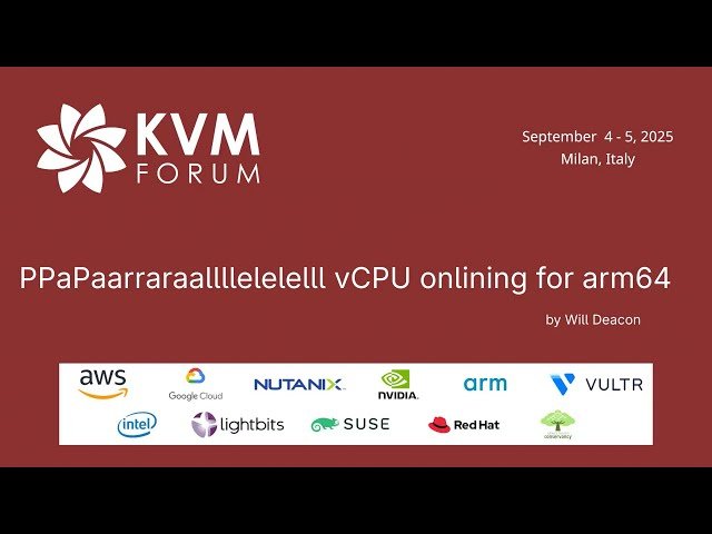 Parallel vCPU Onlining for ARM64