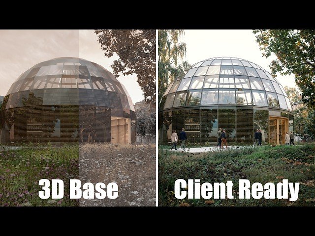 3D to Final Image 2026 AI Workflow for Architectural Visualization