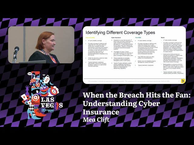 When the Breach Hits the Fan - Understanding Cyber Insurance