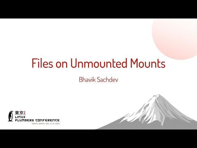 Files on Unmounted Mounts - CRIU Checkpoint and Restore Solutions