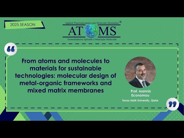 From Atoms and Molecules to Materials for Sustainable Technologies - Molecular Design of Metal-Organic Frameworks and Mixed Matrix Membranes