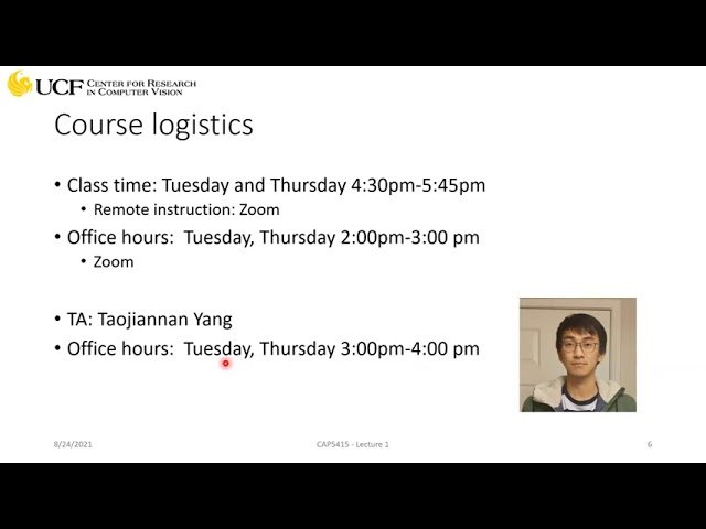 Computer Vision - Fall 2021