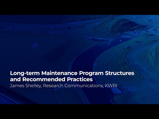 Long-term Maintenance Program Structures and Recommended Practices