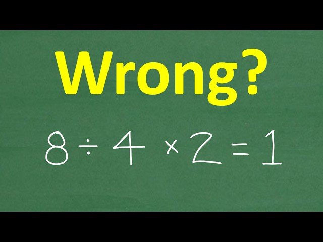 Order of Operations - PEMDAS and BODMAS for Basic Math Problems