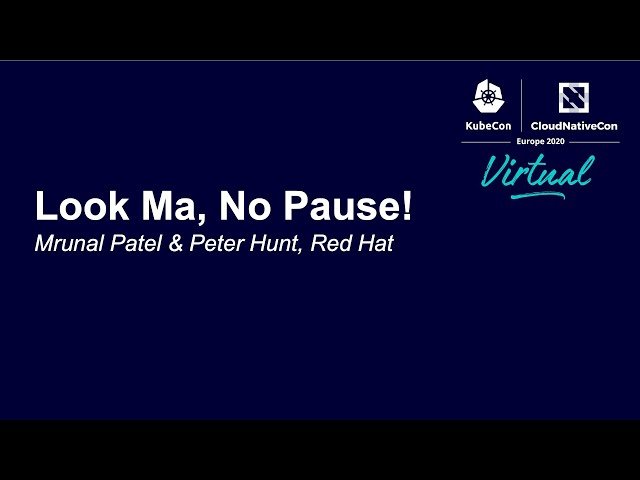 Look Ma, No Pause!