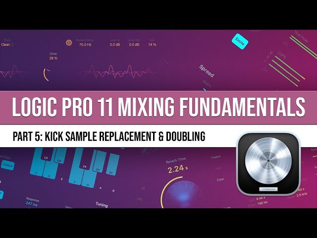 Logic Pro 11 Mixing - #05 Kick Sample Replacement & Doubling Techniques