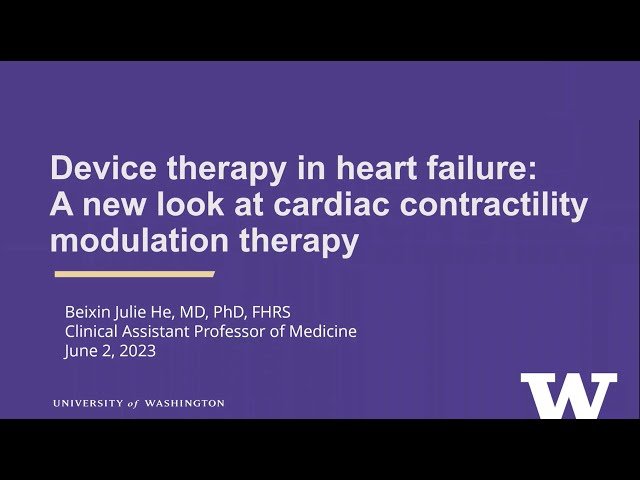 Device Therapy in Heart Failure - A New Look at Cardiac Contractility Modulation Therapy