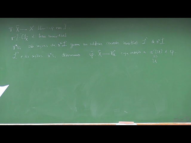 Geometria Algébrica II - Aula 20