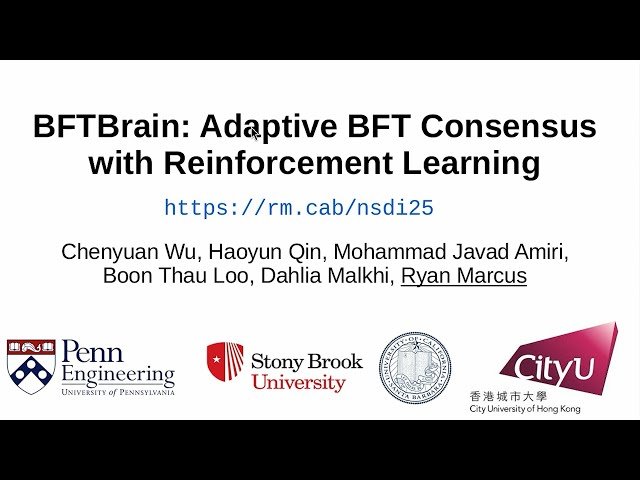 BFTBrain - Adaptive BFT Consensus with Reinforcement Learning