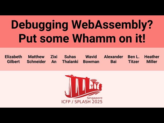 Debugging WebAssembly - Put Some Whamm on It!