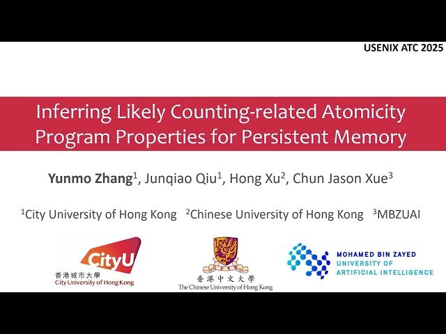 Inferring Likely Counting-related Atomicity Program Properties for Persistent Memory