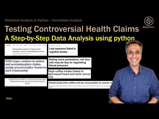 Testing Controversial Health Claims - A Step-by-Step Data Analysis Using Python