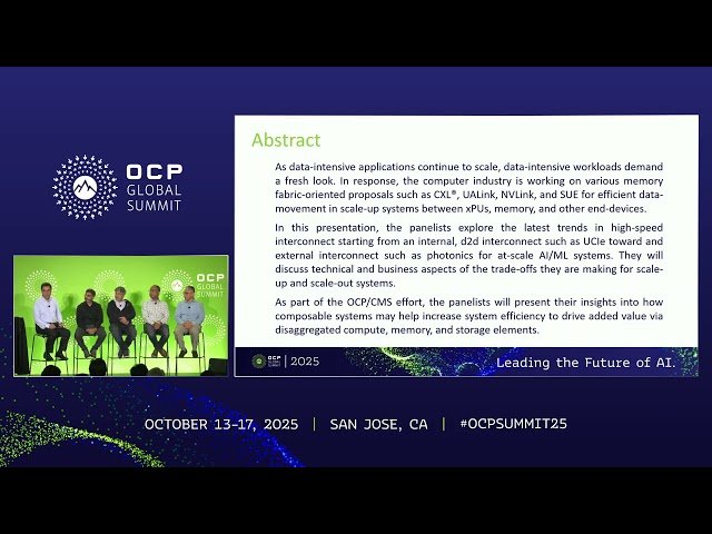 Interconnects and Connectivity for At-Scale AI - Shaping the Future of Interconnects and Memory