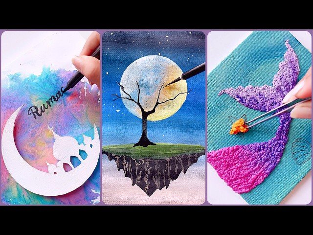 10 Amazing Scenery Painting Ideas - Best Art Hacks and Painting Techniques for Beginners