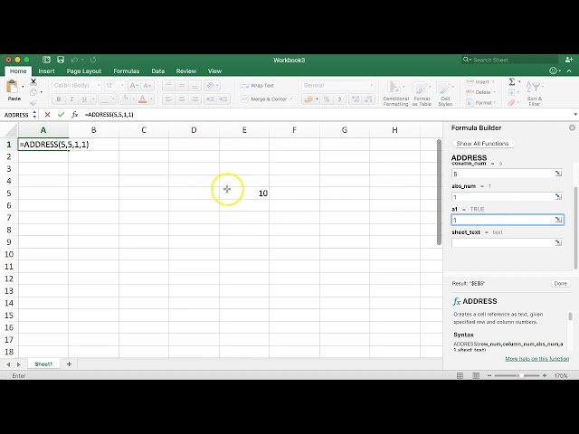 Excel Basics - Functions, Formulas, and Practical Applications