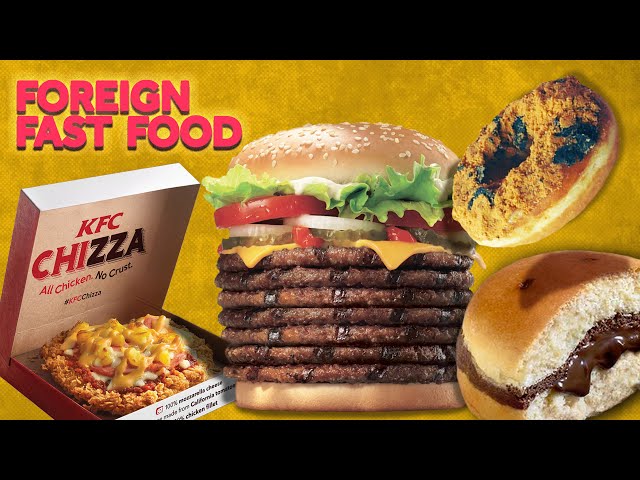 Weirdest Fast Food Menu Items From Foreign Countries course thumbnail