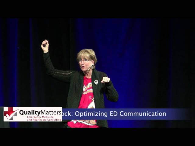Optimizing ED Communication - Shari Welch, MD