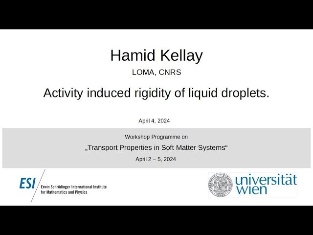 Activity Induced Rigidity of Liquid Droplets