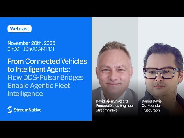 From Connected Vehicles to Intelligent Agents - DDS-Pulsar Bridges Enable Agentic Fleet Intelligence