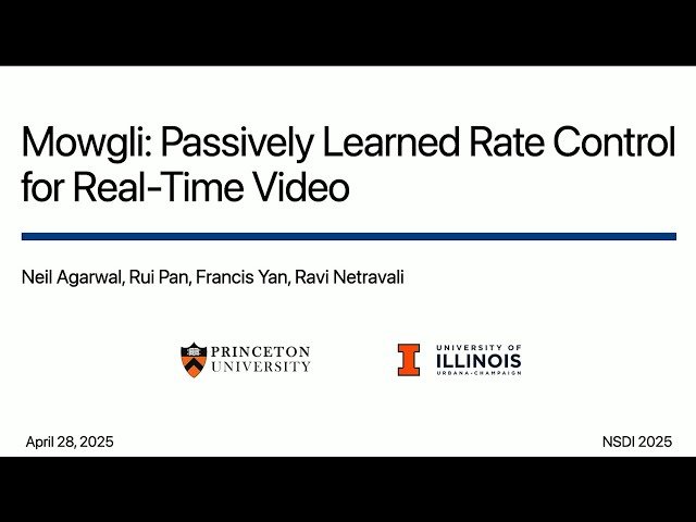 Mowgli - Passively Learned Rate Control for Real-Time Video