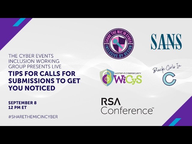 Tips for Calls for Submissions to Get You Noticed in Cybersecurity Events