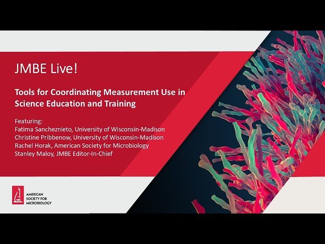 Tools for Coordinating Measurement Use in Science Education and Training