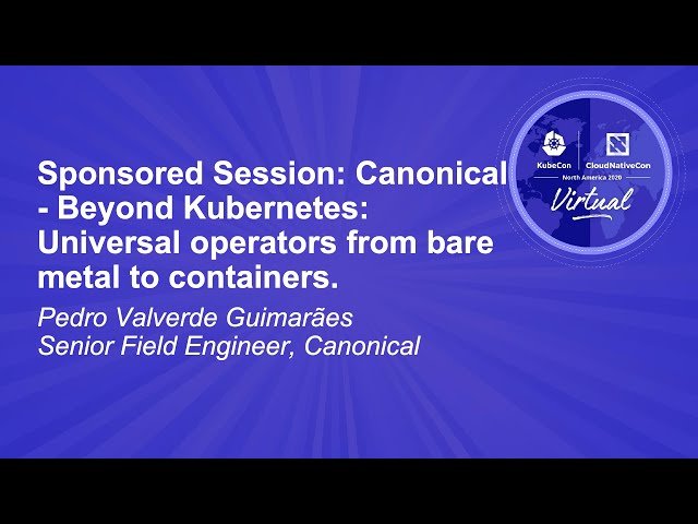 Beyond Kubernetes - Universal Operators from Bare Metal to Containers