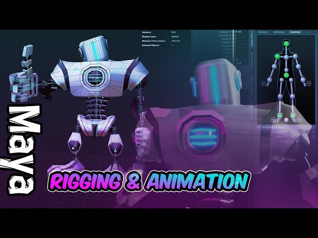 Rigging and Animation with Human IK in Maya 2024