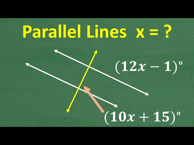 Solving Parallel Lines and Transversal Problems in Geometry