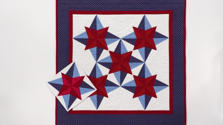 Learn Foundation Paper Piecing: Stargazer Wall Hanging