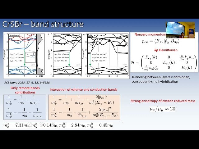 Trions in Anisotropic van der Waals Magnet CrSBr