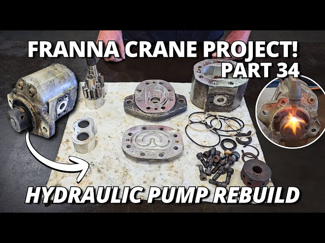 Hydraulic Pump Rebuild - But Nothing Goes to Plan - Franna Crane Project Part 34