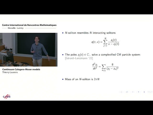 Continuum Calogero–Moser Models