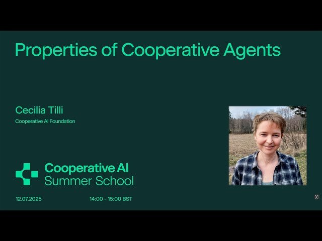 Properties of Cooperative Agents