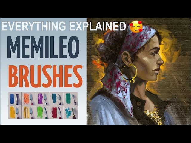 Impasto Oil Painting with MEMILEO Brushes in Krita - Demonstration and Tutorial