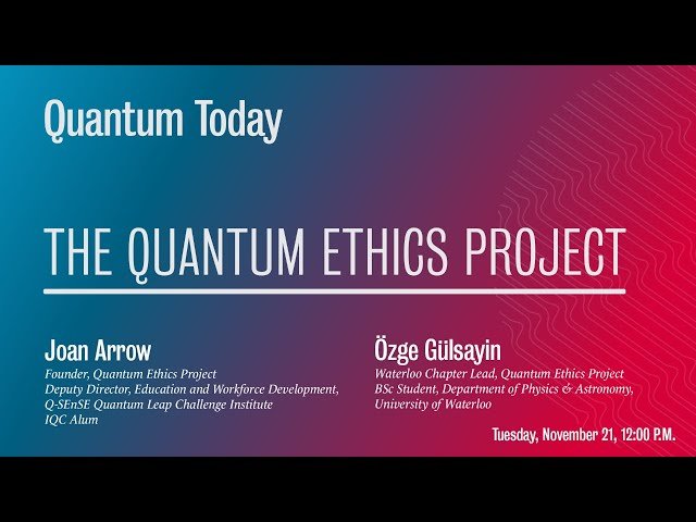 The Quantum Ethics Project - Responsible Development of Quantum Technologies