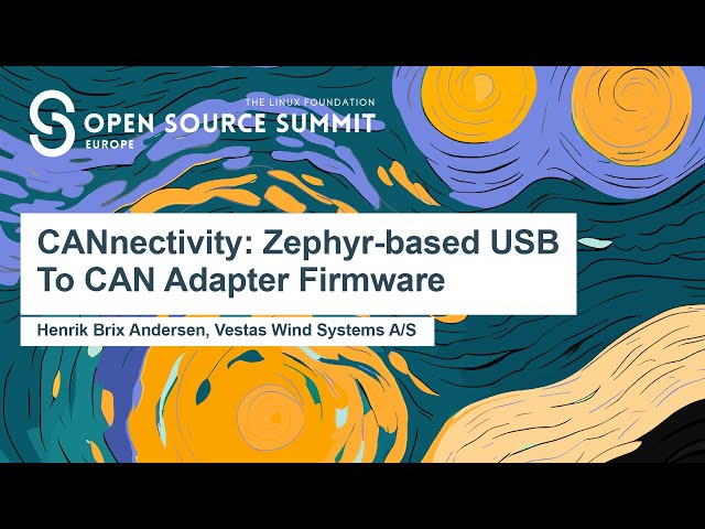 CANnectivity - Zephyr-based USB To CAN Adapter Firmware