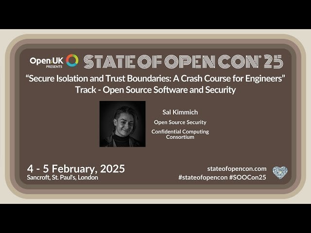 Secure Isolation and Trust Boundaries - A Crash Course for Engineers